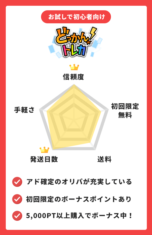 どっかん！トレカ 特徴